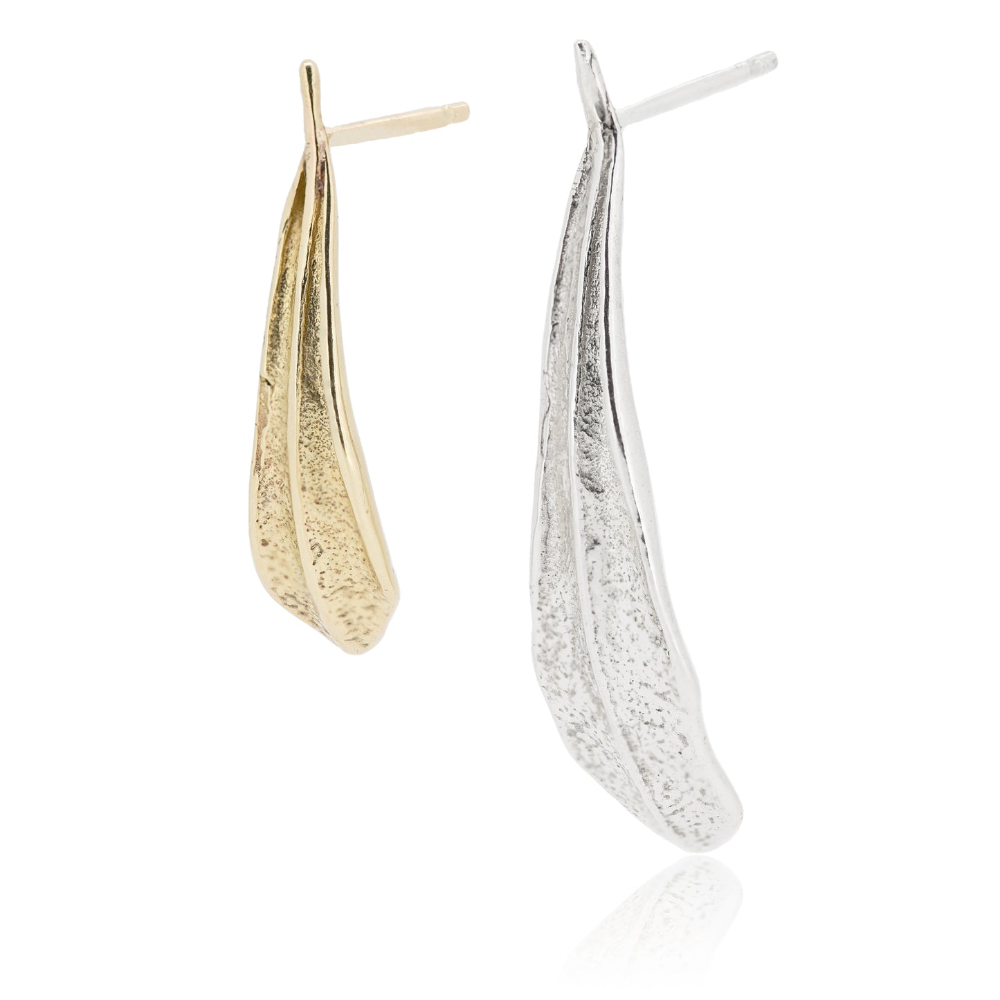 Olive leaf earring Large
